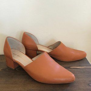 Intentionally Blank Perf Hi Orange Leather 40